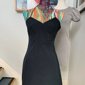 GAP Black Summer Halter Dress